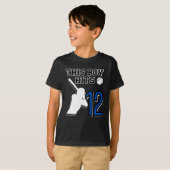 Baseball Geburtstag 12 Jahre alter Junge T-Shirt (Vorne ganz)