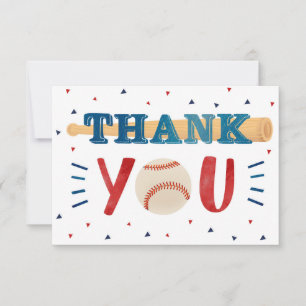 Baseball Geburtstag Dankeschön Karten
