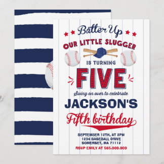 Baseball Geburtstag Einladung Baseball 5. Geburtst