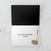 Baseball Geburtstag für Opa Karte (Innenseite)