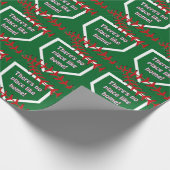 Baseball-Geburtstag Geschenkpapier (Ecke)