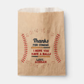 Baseball-Geburtstag Geschenktütchen (Vorderseite)
