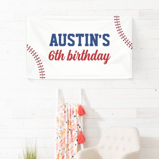 Baseball Geburtstag Hintergrund Rookie Jahr Banner (Insitu)