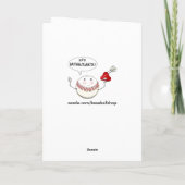 Baseball Geburtstag Karte (Rückseite)