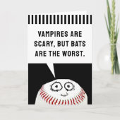 Baseball-Geburtstag Karte (Vorderseite)