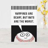 Baseball-Geburtstag Karte (Gelbe Blume)