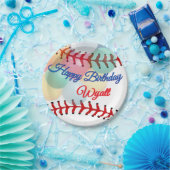 Baseball-Geburtstag Pappteller (Party)