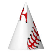 Baseball-Geburtstag Partyhütchen (Rückseite)