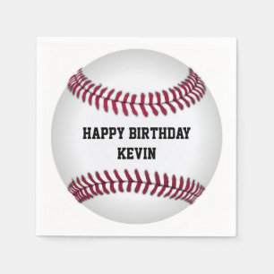 Baseball-Geburtstags-Party-Papierservietten Serviette