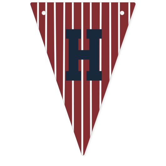 Baseball-Geburtstagsbanner Wimpelkette (Zweite Fahne)