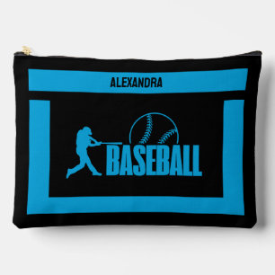 Baseball Geburtstagsgeschenk, Baseball Player Girl Zubehörtasche