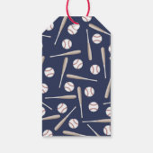 Baseball Geburtstagsgeschenk-Tag Geschenkanhänger (Rückseite)