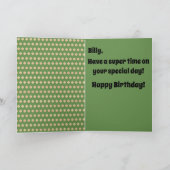 Baseball-Geburtstagskarte Karte (Innenseite)