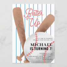 Baseball-Geburtstagsparty anpficken