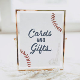 Baseball Geburtstagsparty Cards und Geschenke Poster