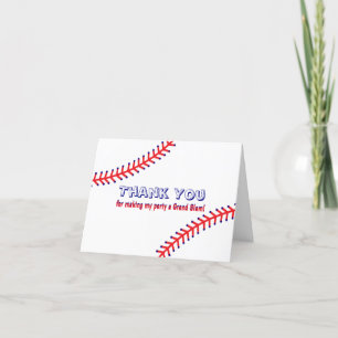 Baseball Geburtstagsparty Danke für Ihre Karten