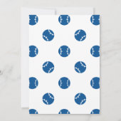 Baseball Geburtstagsparty Einladung (Rückseite)