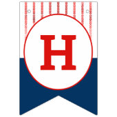 Baseball Geburtstagsparty - Jagdfahnen Wimpelkette (Zweite Fahne)