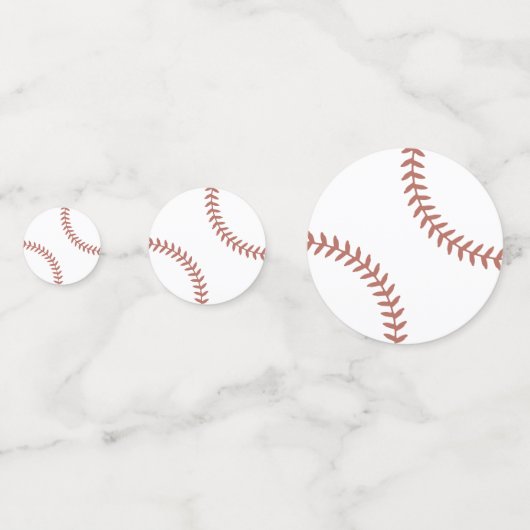 Baseball-Geburtstagsparty Konfetti (Vorderseiten)