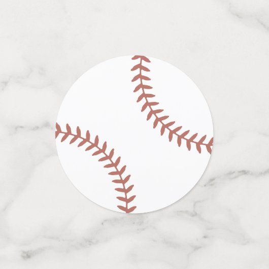 Baseball-Geburtstagsparty Konfetti (Klein Vorderseite)