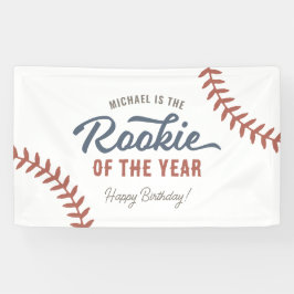 Baseball Geburtstagsparty Rookie des Jahres Banner