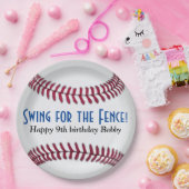 Baseball-Geburtstagszeitung Pappteller (Party)