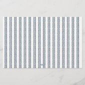 Baseball gefaltet Danke Notiz Briefpapier (Rückseite)