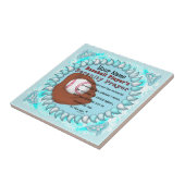 Baseball-Gelassenheitsgebet Fliese (Seite)