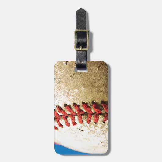 Baseball Gepäckanhänger (Vorderseite vertikal)