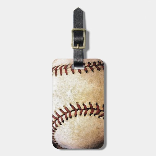 Baseball Gepäckanhänger (Vorderseite vertikal)