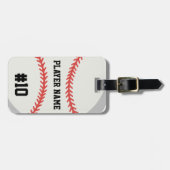 Baseball Gepäckanhänger (Vorderseite horizontal)