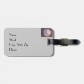 Baseball Gepäckanhänger (Rückseite horizontal)