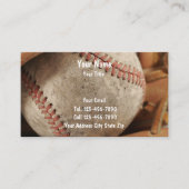 Baseball-Geschäftskarten Visitenkarte (Vorderseite)