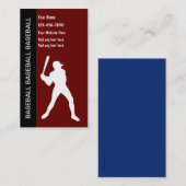 Baseball-Geschäftskarten Visitenkarte (Vorne/Hinten)