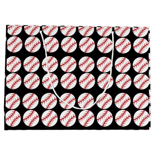 Baseball-Geschenk-Tasche Große Geschenktüte (Rückseite)