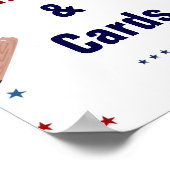 Baseball Geschenk und Karte Geburtstag Baby Dusche Poster (Ecke)