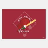 Baseball-Geschenk Wrap HAMbyWG Geschenkpapier Set (Vorderseite)