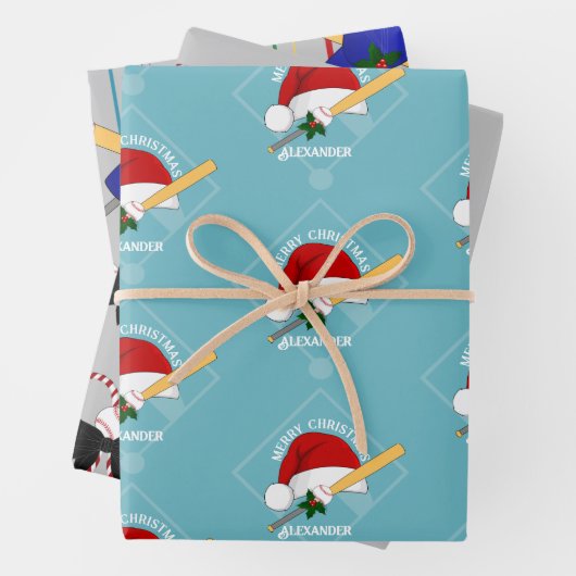 Baseball-Geschenk Wrap HAMbyWG Geschenkpapier Set (Beispiel)