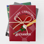 Baseball-Geschenk Wrap HAMbyWG Geschenkpapier Set (Beispiel)