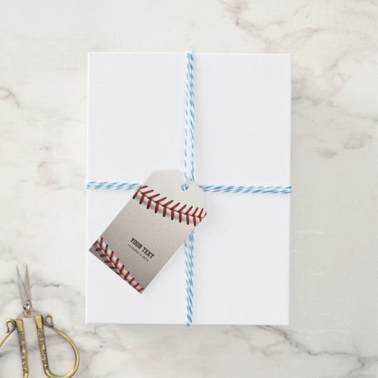 Baseball Geschenkanhänger (Mit Garn)
