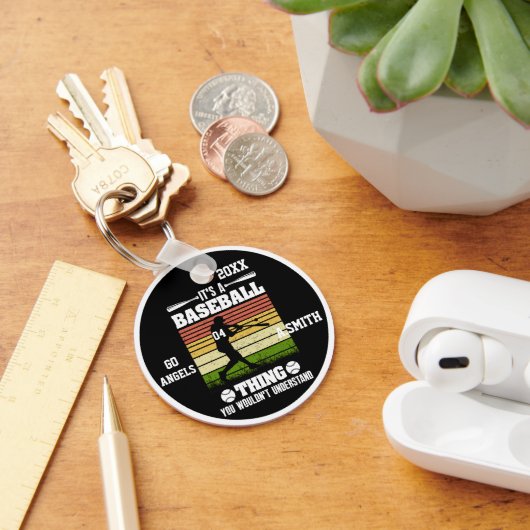 Baseball-Geschenke Es ist eine Baseball-Sache, die Schlüsselanhänger (Schreibtisch)