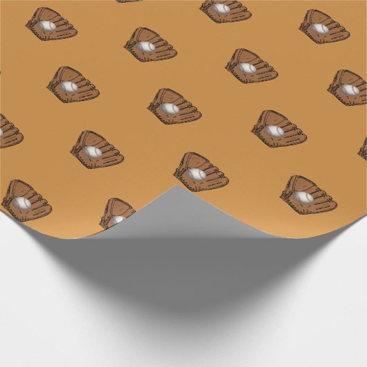 Baseball Geschenkpapier (Ecke)