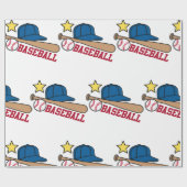 Baseball Geschenkpapier (Flach)
