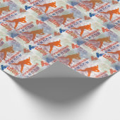 BASEBALL GESCHENKPAPIER (Ecke)