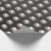Baseball Geschenkpapier (Ecke)