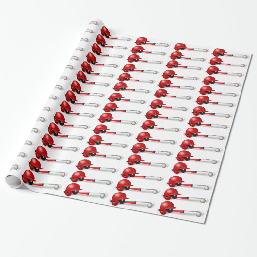 Baseball Geschenkpapier (Ungerollt)