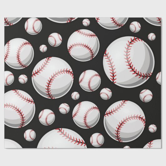 Baseball Geschenkpapier (Flach)