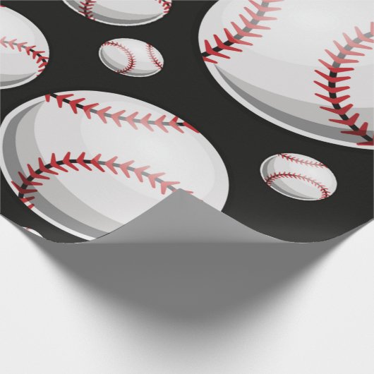 Baseball Geschenkpapier (Ecke)