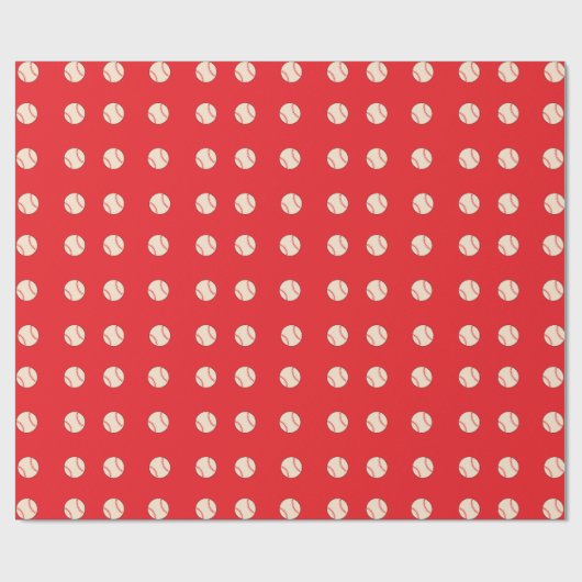 Baseball Geschenkpapier (Flach)