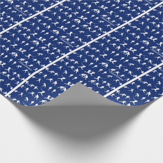 Baseball Geschenkpapier (Ecke)